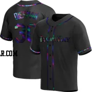 Jake Diekman Youth Tampa Bay Rays Black Holographic Replica Alternate Jersey