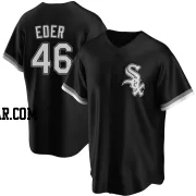 Jake Eder Men's Chicago White Sox Black Replica Alternate Jersey