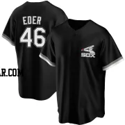 Jake Eder Men's Chicago White Sox Black Replica Spring Training Jersey