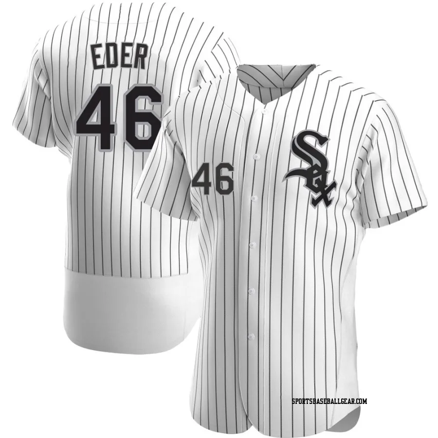 Jake Eder Men's Chicago White Sox White Authentic Home Jersey