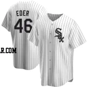 Jake Eder Men's Chicago White Sox White Replica Home Jersey