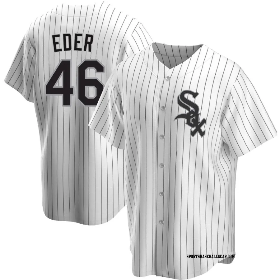 Jake Eder Youth Chicago White Sox White Replica Home Jersey