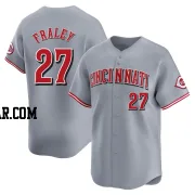 Jake Fraley Men's Cincinnati Reds Gray Limited Away Jersey