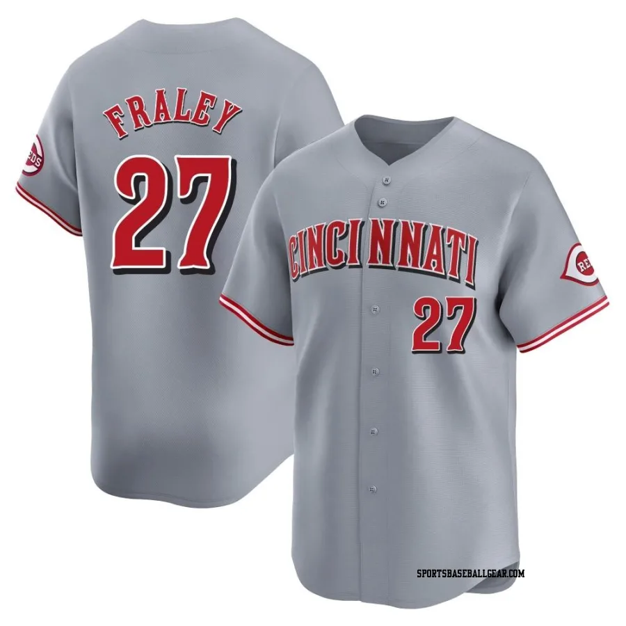 Jake Fraley Youth Cincinnati Reds Gray Limited Away Jersey