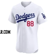 Jake Gelof Men's Los Angeles Dodgers White Elite Home Jersey