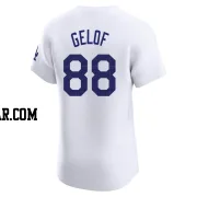 Jake Gelof Men's Los Angeles Dodgers White Elite Home Jersey