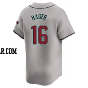 Jake Hager Men's Arizona Diamondbacks Gray Limited Away Jersey