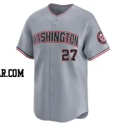 Jake Irvin Men's Washington Nationals Gray Limited Road Jersey