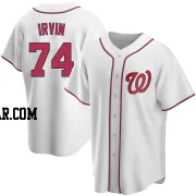 Jake Irvin Men's Washington Nationals White Replica Home Jersey