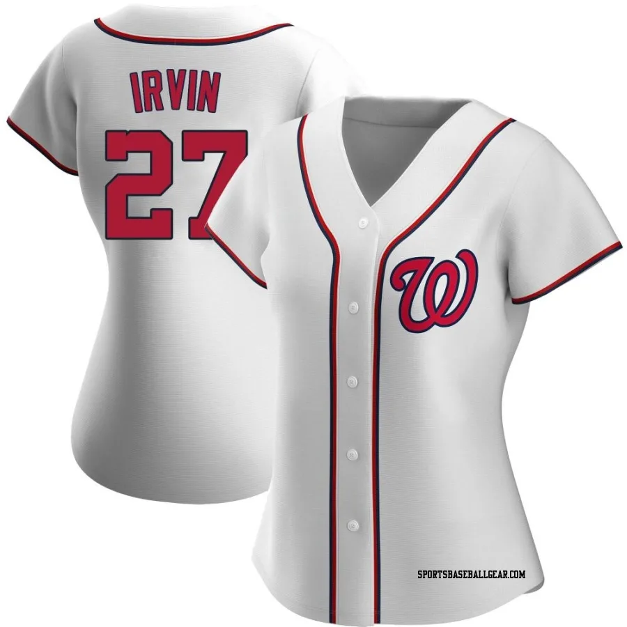 Jake Irvin Women's Washington Nationals White Replica Home Jersey