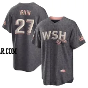 Jake Irvin Youth Washington Nationals Gray Replica 2022 City Connect Jersey