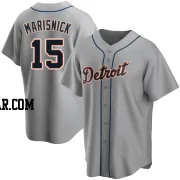 Jake Marisnick Men's Detroit Tigers Gray Replica Road Jersey