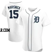 Jake Marisnick Men's Detroit Tigers White Authentic Home Jersey