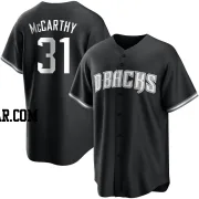 Jake McCarthy Men's Arizona Diamondbacks Black/White Replica Jersey