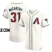 Jake McCarthy Men's Arizona Diamondbacks Cream Elite Home Jersey