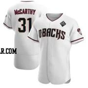 Jake McCarthy Men's Arizona Diamondbacks White Authentic Crimson Home 2023 World Series Jersey