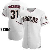 Jake McCarthy Men's Arizona Diamondbacks White/Crimson Authentic Home Jersey