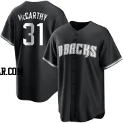 Jake McCarthy Youth Arizona Diamondbacks Black/White Replica Jersey