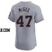 Jake McGee Men's Washington Nationals Gray Elite Road Jersey