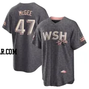 Jake McGee Men's Washington Nationals Gray Replica 2022 City Connect Jersey