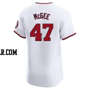 Jake McGee Men's Washington Nationals White Elite Home Jersey