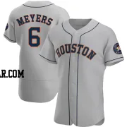 Jake Meyers Men's Houston Astros Gray Authentic Road Jersey