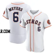 Jake Meyers Men's Houston Astros White Authentic 2022 World Series Champions Home Jersey