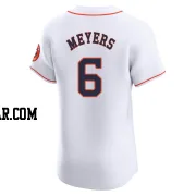 Jake Meyers Men's Houston Astros White Elite Home Jersey