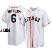 Jake Meyers Men's Houston Astros White Replica 2022 World Series Home Jersey