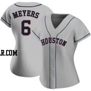 Jake Meyers Women's Houston Astros Gray Authentic Road 2020 Jersey