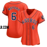 Jake Meyers Women's Houston Astros Orange Limited Alternate Jersey