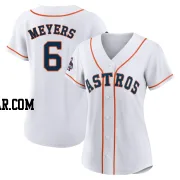 Jake Meyers Women's Houston Astros White Authentic 2022 World Series Champions Home Jersey