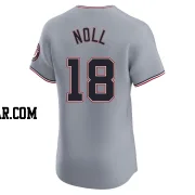 Jake Noll Men's Washington Nationals Gray Elite Road Jersey