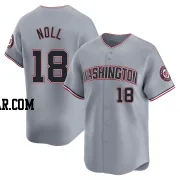 Jake Noll Men's Washington Nationals Gray Limited Road Jersey