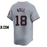 Jake Noll Men's Washington Nationals Gray Limited Road Jersey