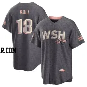 Jake Noll Youth Washington Nationals Gray Replica 2022 City Connect Jersey