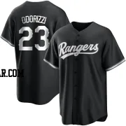 Jake Odorizzi Men's Texas Rangers Black/White Replica Jersey