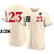 Jake Odorizzi Men's Texas Rangers Cream Authentic 2023 City Connect 2023 World Series Jersey