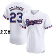 Jake Odorizzi Men's Texas Rangers Gold Elite White 2024 Collection Jersey