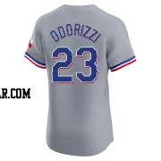 Jake Odorizzi Men's Texas Rangers Gray Elite Road Jersey