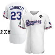 Jake Odorizzi Men's Texas Rangers White Authentic Home 2023 World Series Jersey