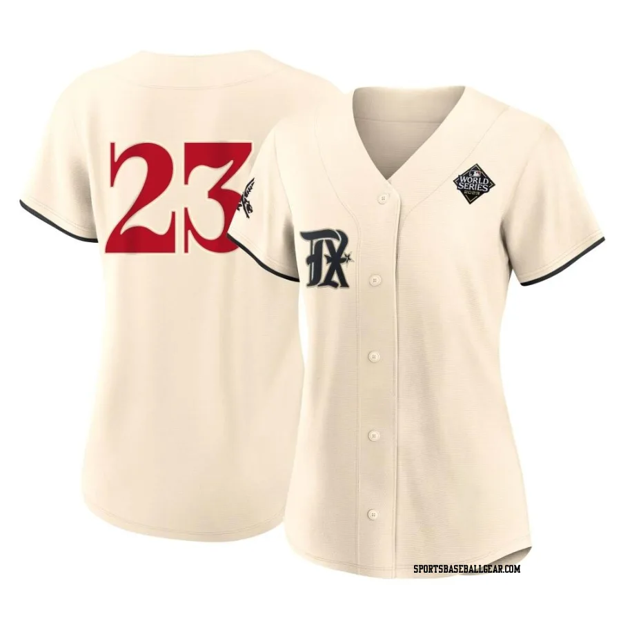 Jake Odorizzi Women's Texas Rangers Cream Replica 2023 City Connect 2023 World Series Jersey