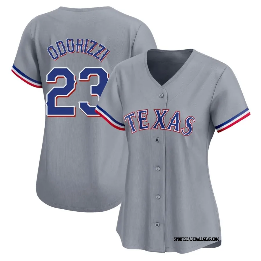 Jake Odorizzi Women's Texas Rangers Gray Limited Away Jersey