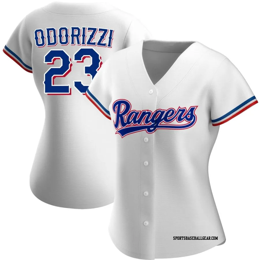 Jake Odorizzi Women's Texas Rangers White Authentic Home Jersey