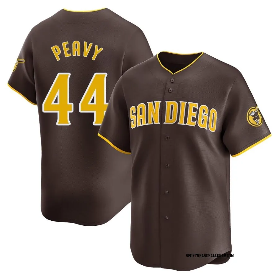 Jake Peavy Men's San Diego Padres Brown Limited Away Jersey