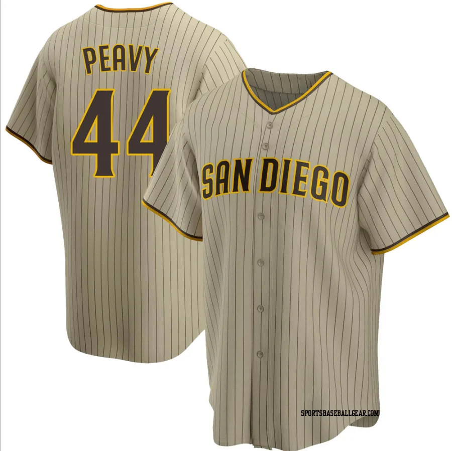 Jake Peavy Youth San Diego Padres Sand/Brown Replica Alternate Jersey