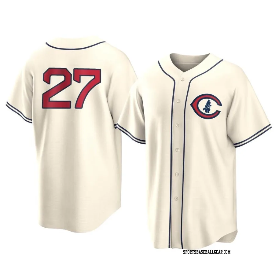 Jake Reindl Men's Chicago Cubs Cream Replica 2022 Field Of Dreams Jersey