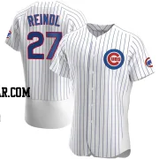 Jake Reindl Men's Chicago Cubs White Authentic Home Jersey