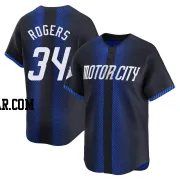 Jake Rogers Men's Detroit Tigers Blue Limited 2024 City Connect Jersey