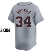 Jake Rogers Men's Detroit Tigers Gray Limited Road Jersey